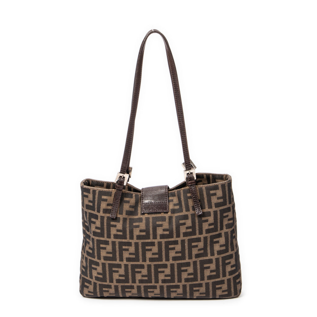 Shoulder bag Square Shoulder Tote Brown Zucca Canvas