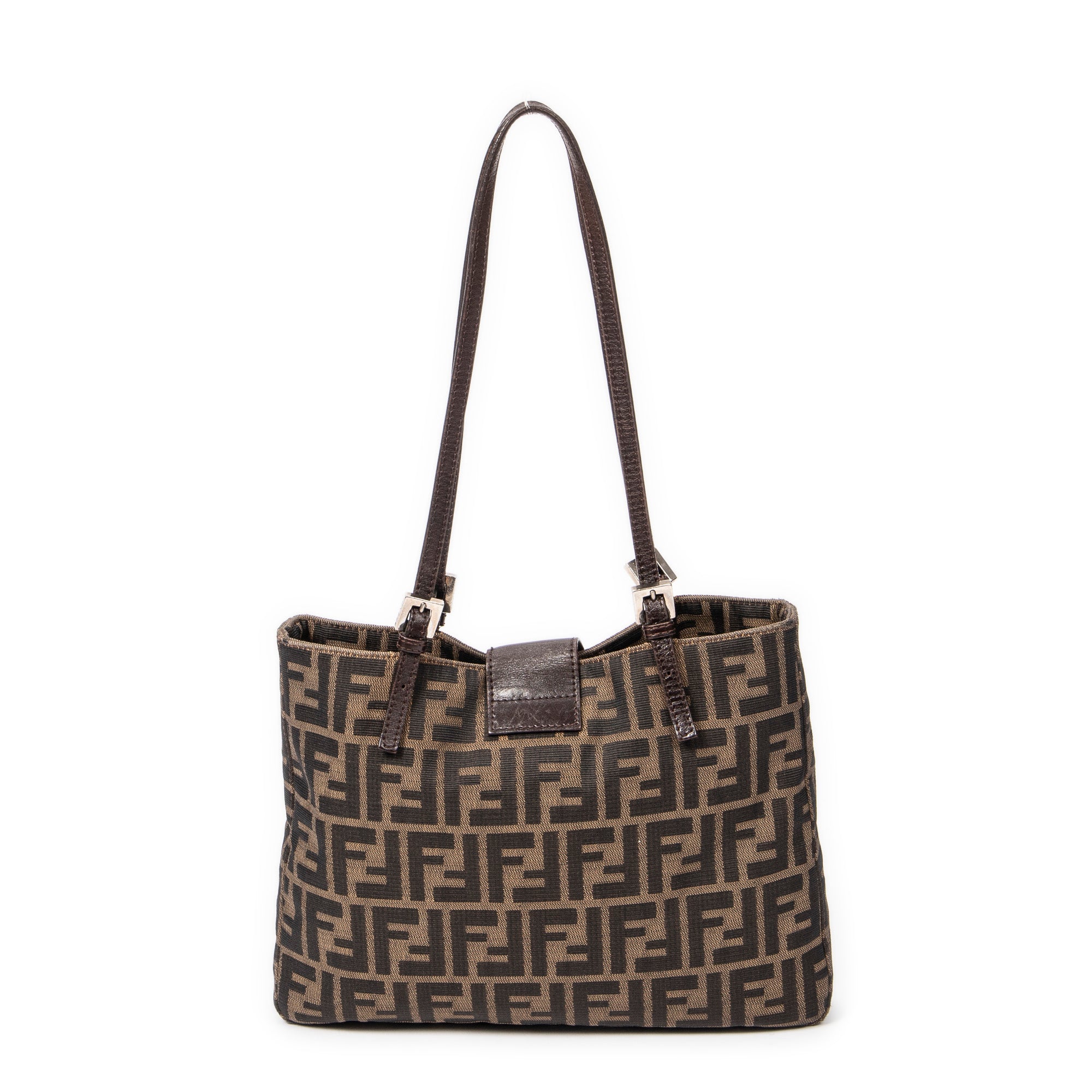 Shoulder bag Square Shoulder Tote Brown Zucca Canvas