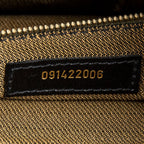 Handbag Vintage Pushlock Business Bag Brown Zucca Canvas