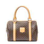 Handbag Vintage Mini Boston Beige Macadam Coated Canvas
