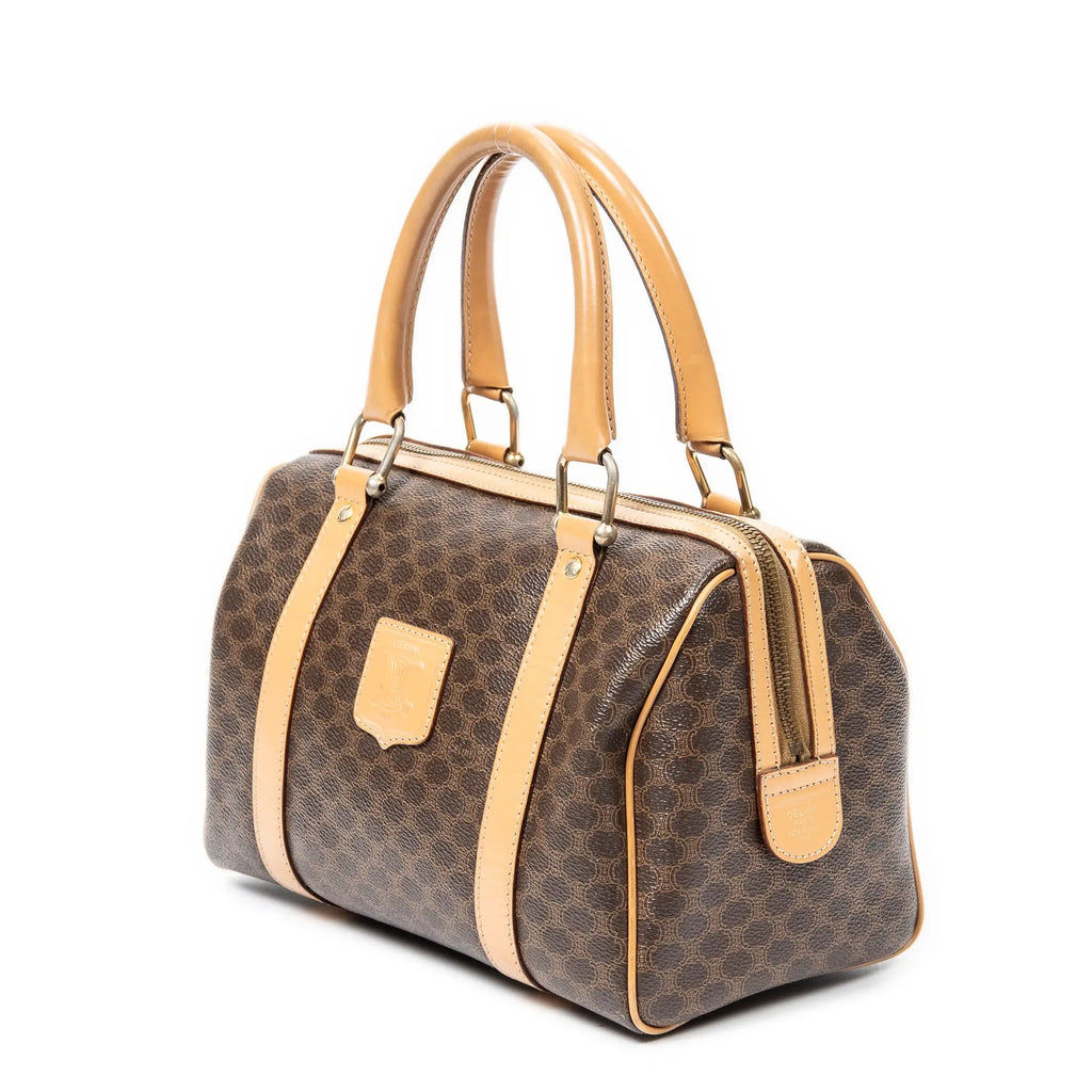 Celine - Mini Boston Vintage - Beige/Marron