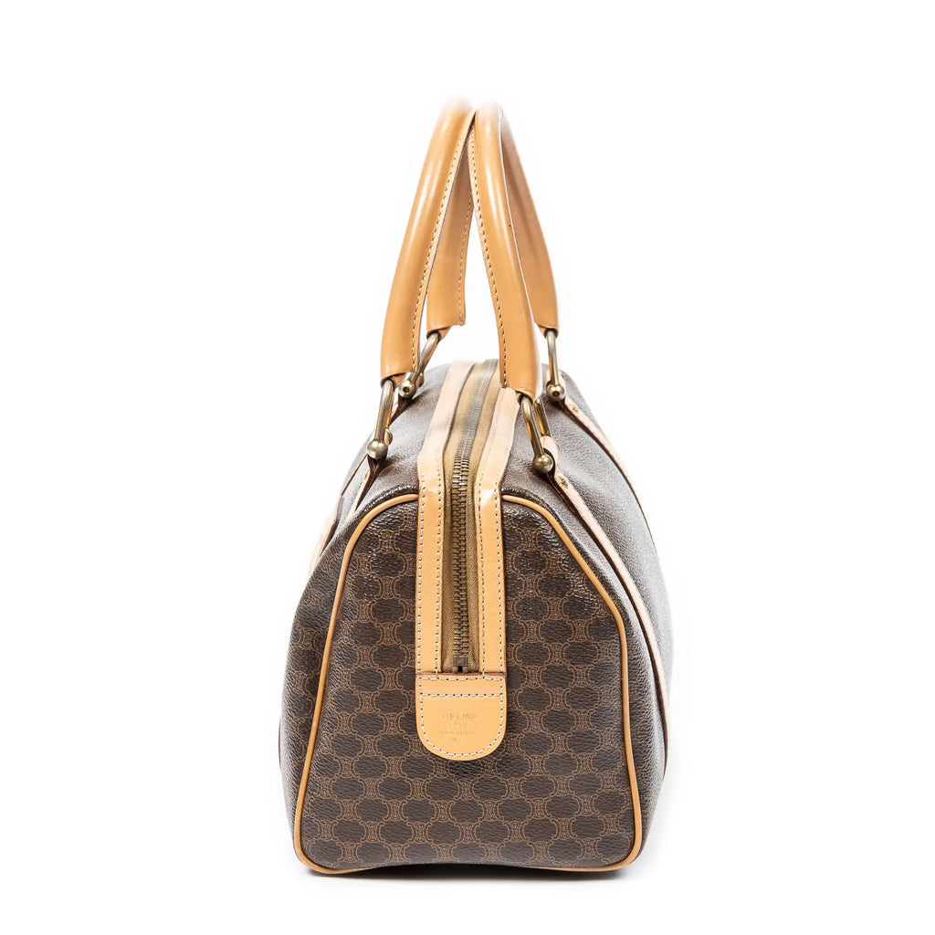Celine - Mini Boston Vintage - Beige/Marron