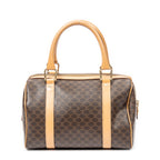 Handbag Vintage Mini Boston Beige Macadam Coated Canvas