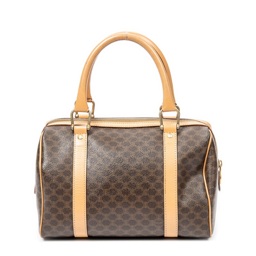 Celine - Mini Boston Vintage - Beige/Marron
