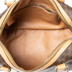 Handbag Vintage Mini Boston Beige Macadam Coated Canvas
