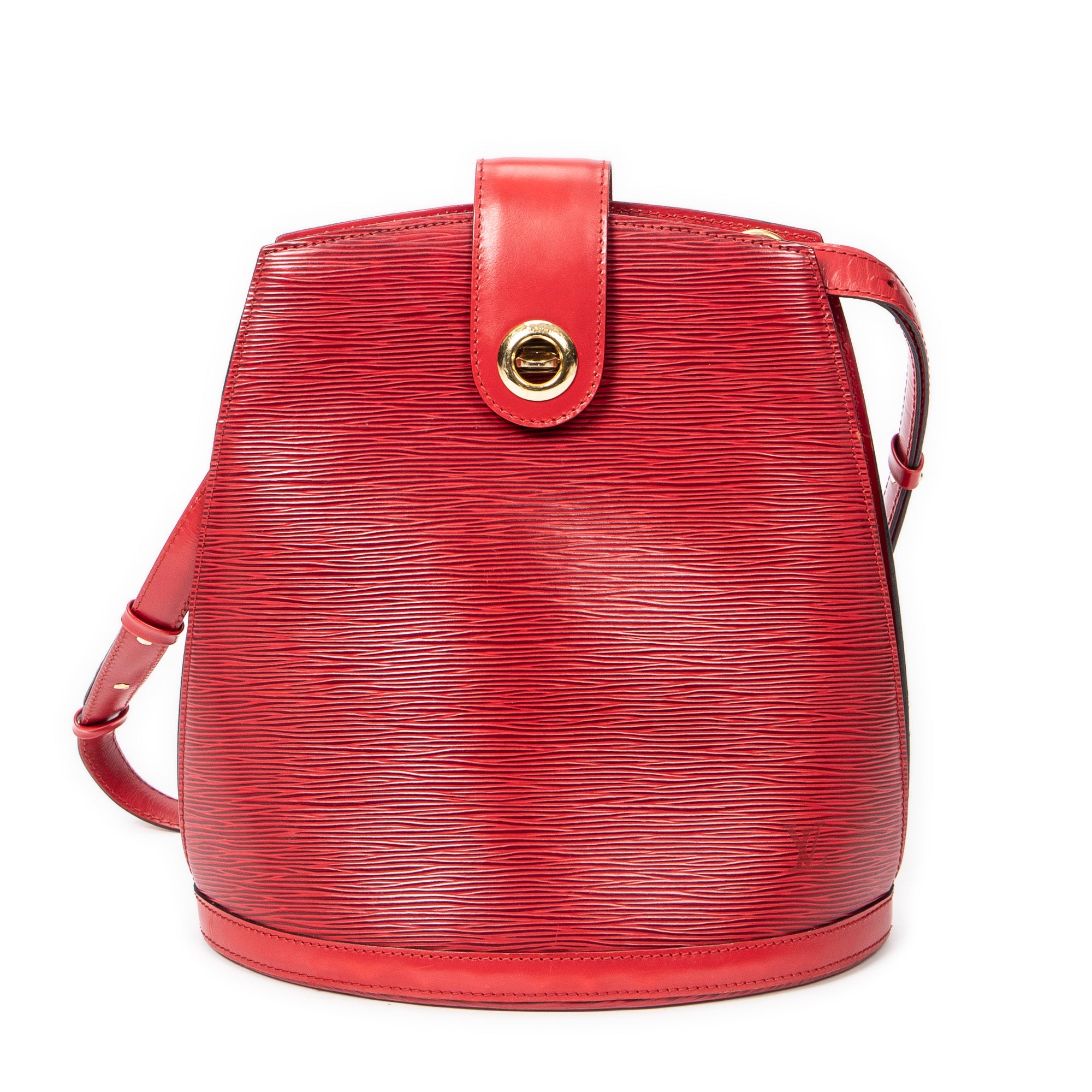Shoulder bag Cluny Red Epi