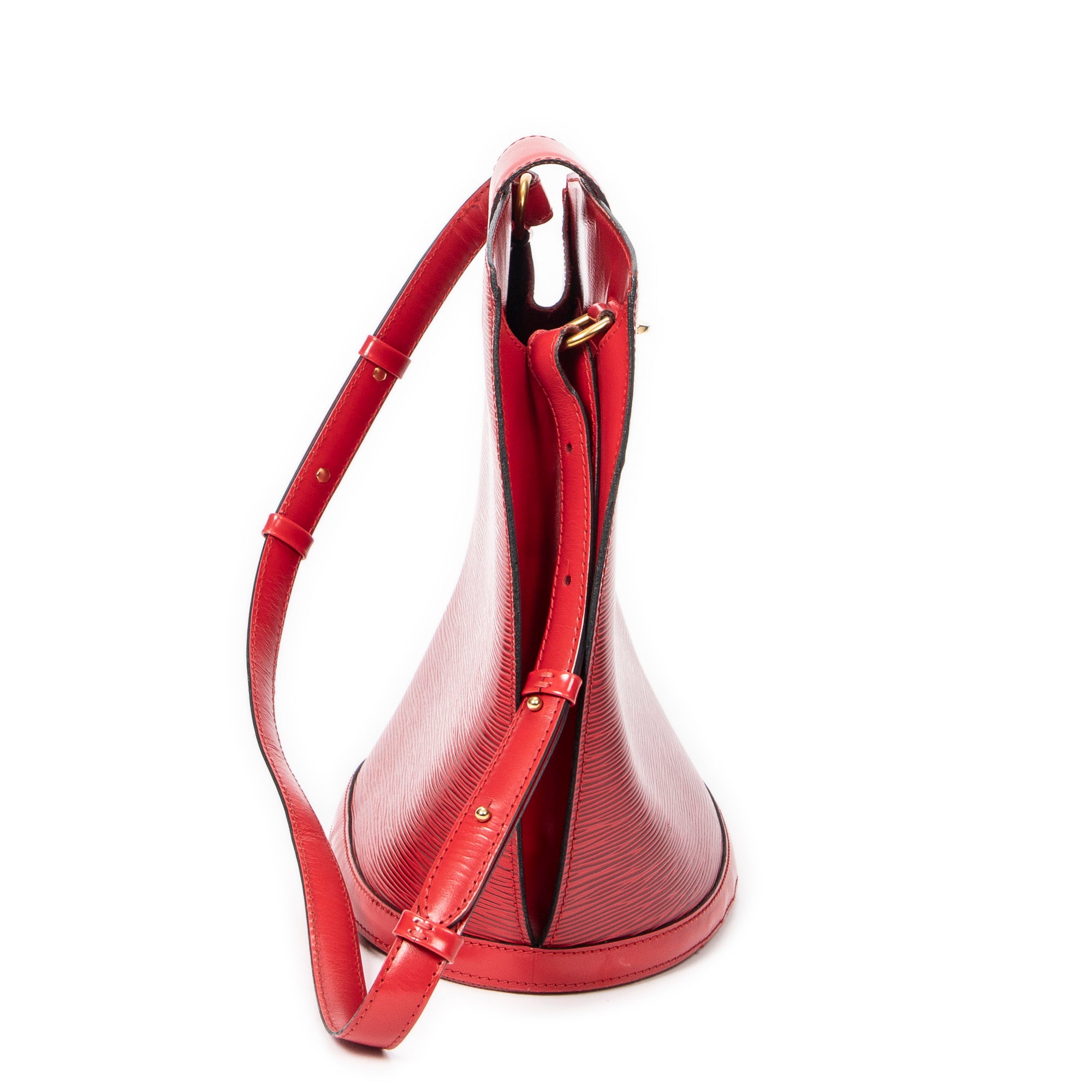 Shoulder bag Cluny Red Epi