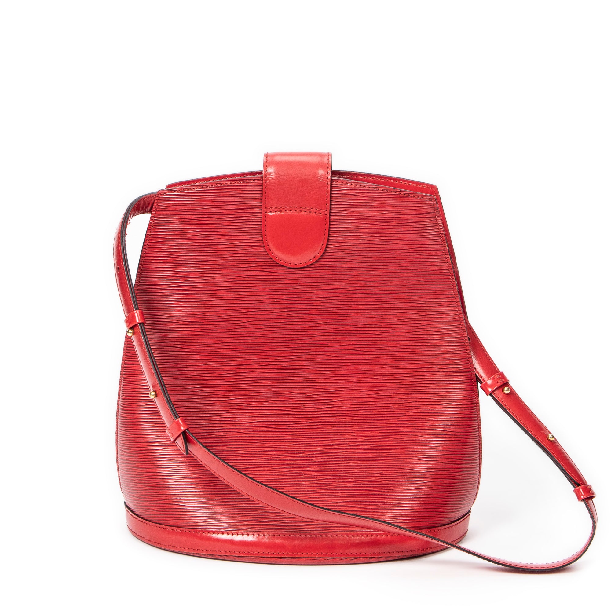 Shoulder bag Cluny Red Epi