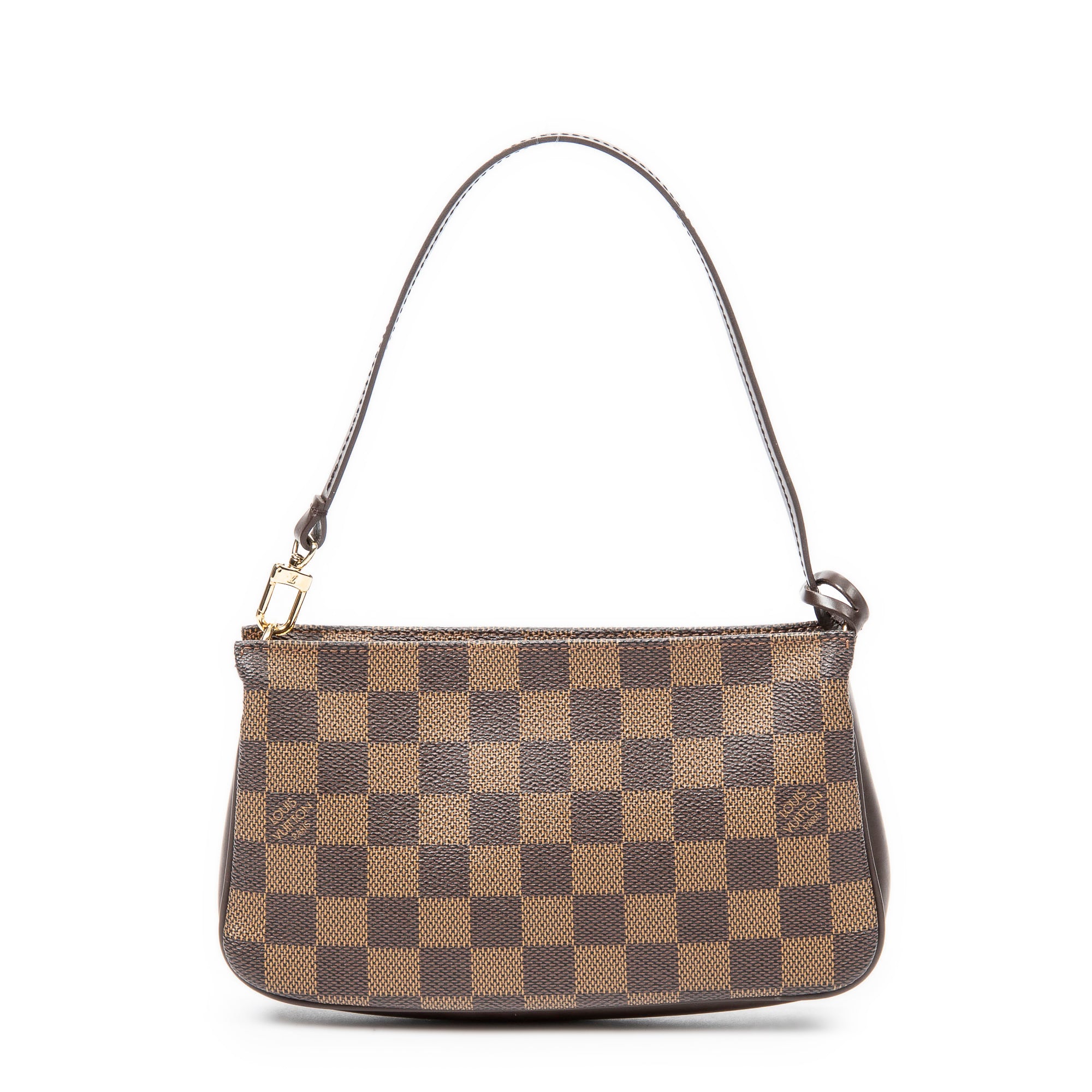 Pouch Navona Pochette Brown Damier Ebene
