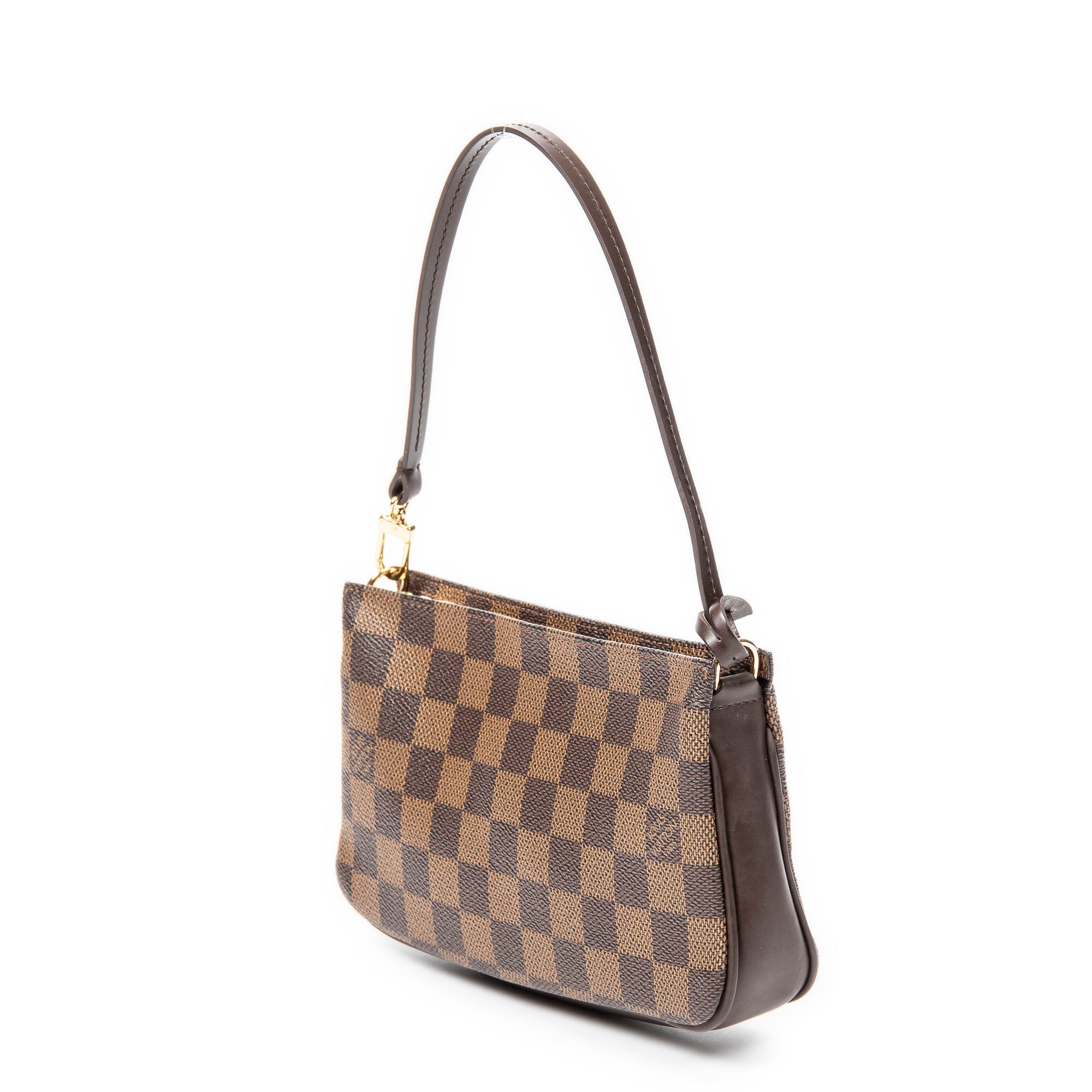 Pouch Navona Pochette Brown Damier Ebene