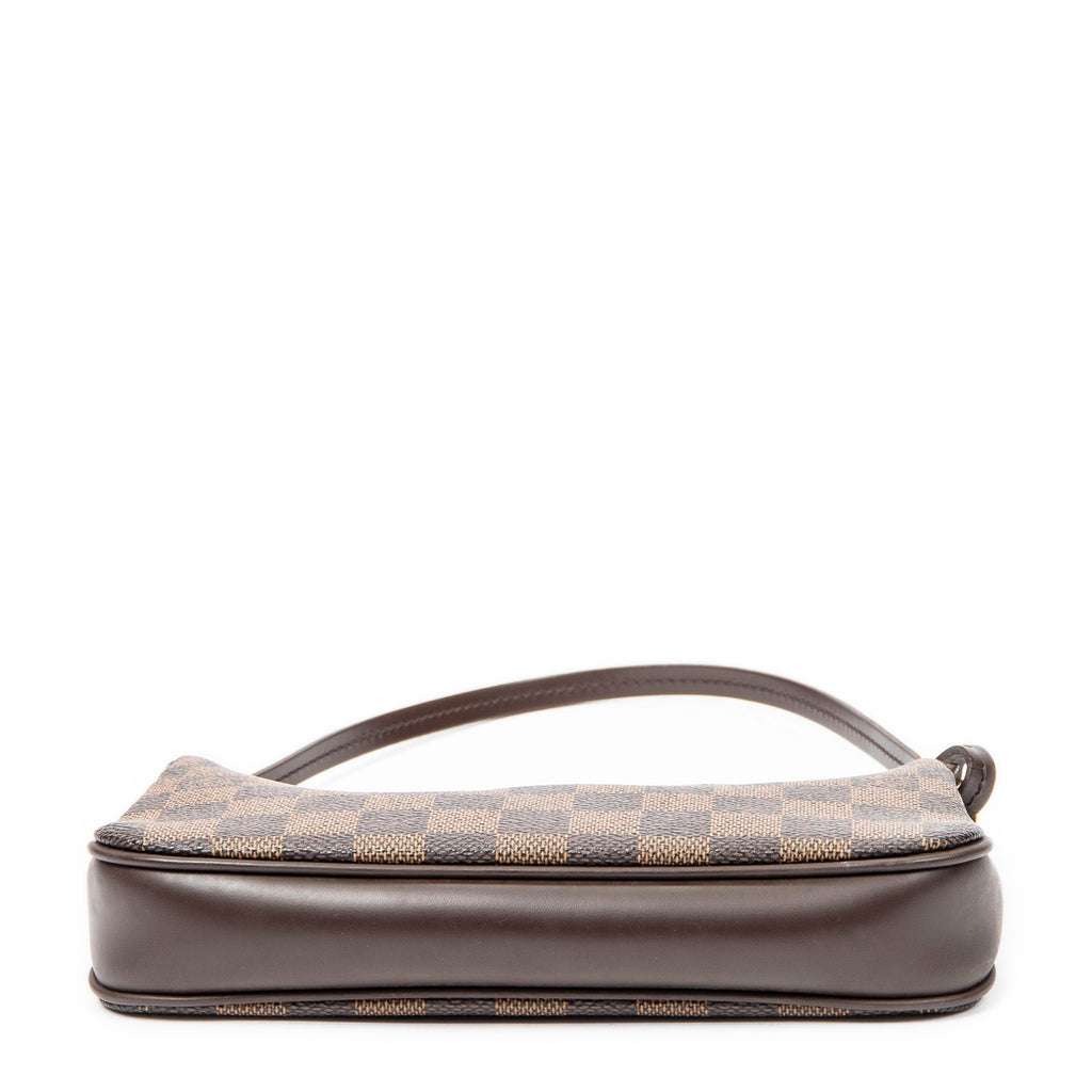 Pouch Navona Pochette Brown Damier Ebene