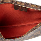 Pouch Navona Pochette Brown Damier Ebene