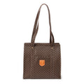 Shoulder bag Zip Shopping Tote Brown Macadam Coated Canvas