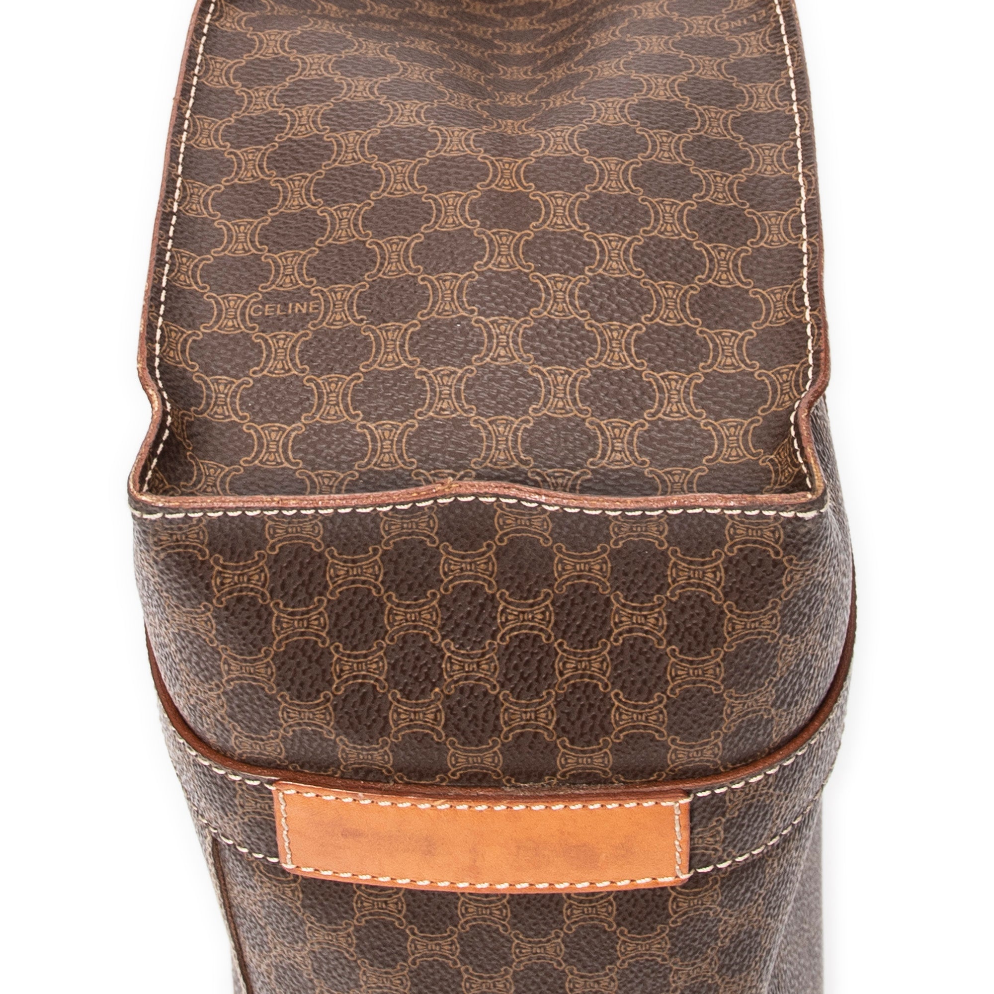 Shoulder bag Zip Shopping Tote Brown Macadam Coated Canvas