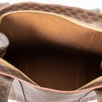 Shoulder bag Zip Shopping Tote Brown Macadam Coated Canvas
