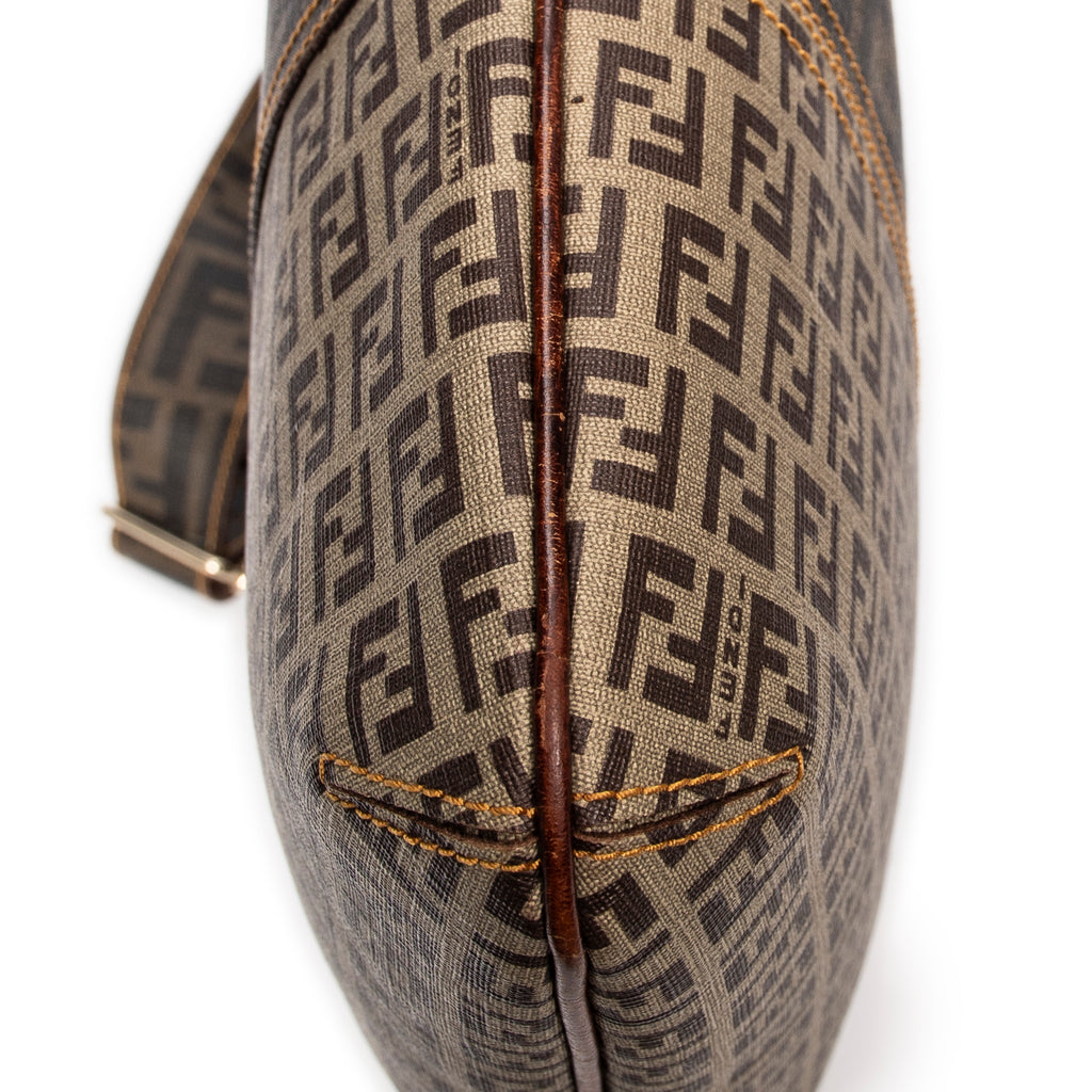 Shoulder bag Large Messenger Beige Zucca Coated Canvas