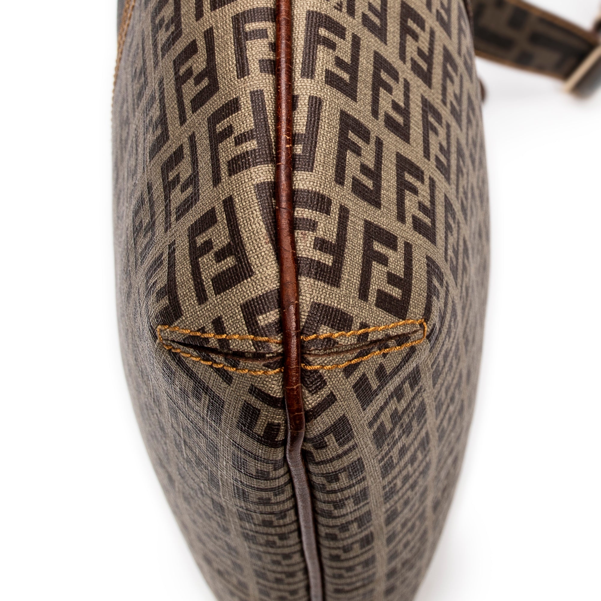 Shoulder bag Large Messenger Beige Zucca Coated Canvas