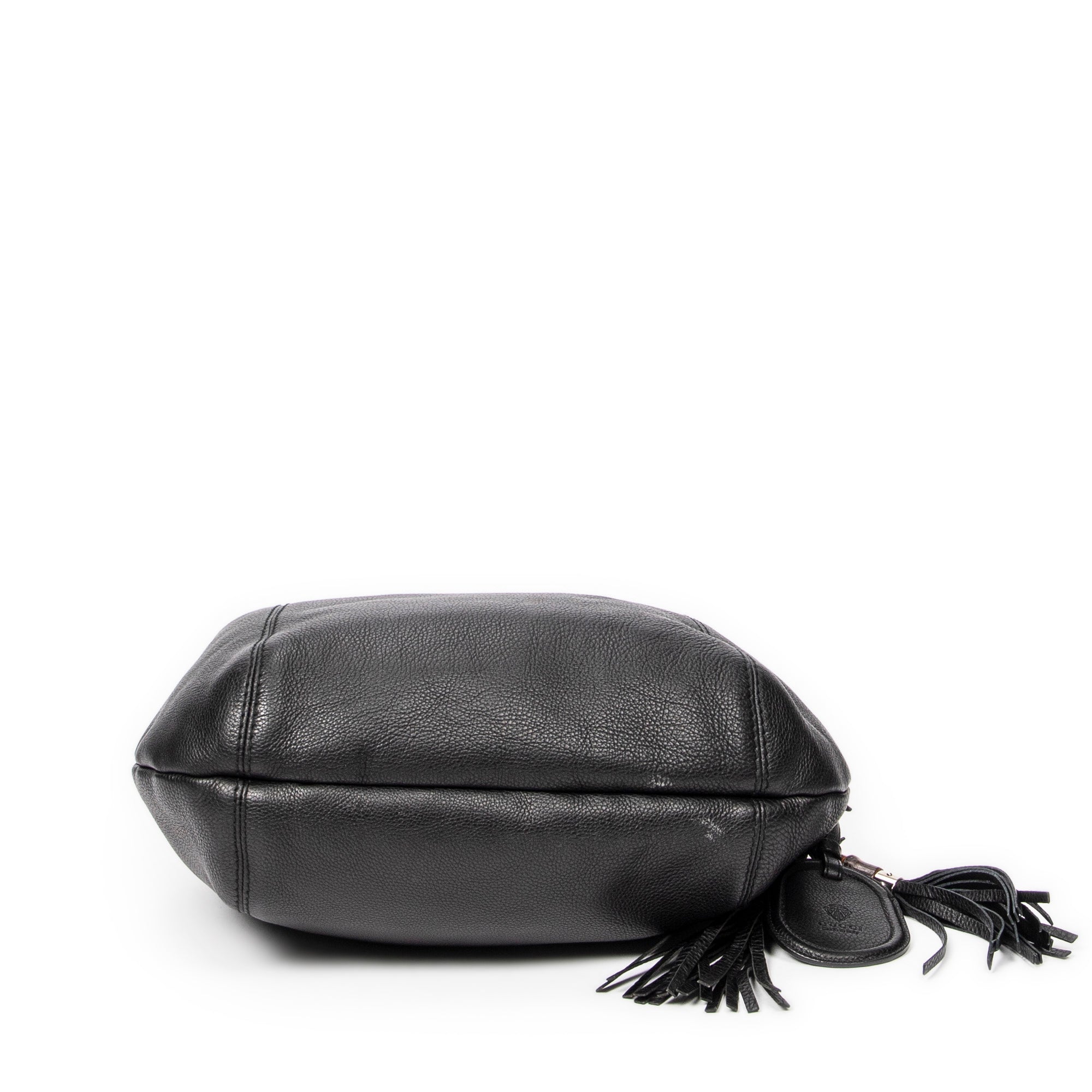 Shoulder bag Medium Techno Horsebit Hobo Black Grained Leather