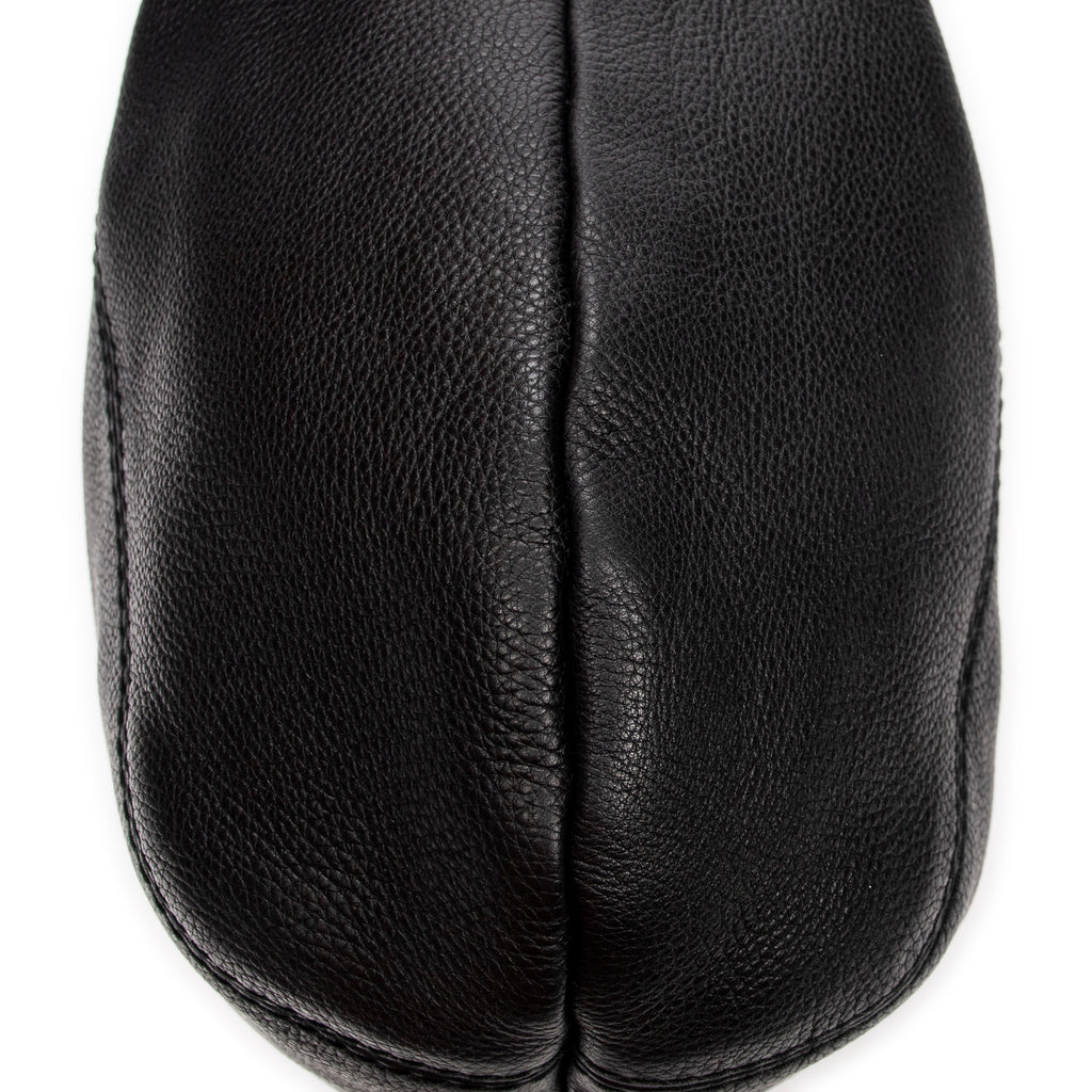Shoulder bag Medium Techno Horsebit Hobo Black Grained Leather