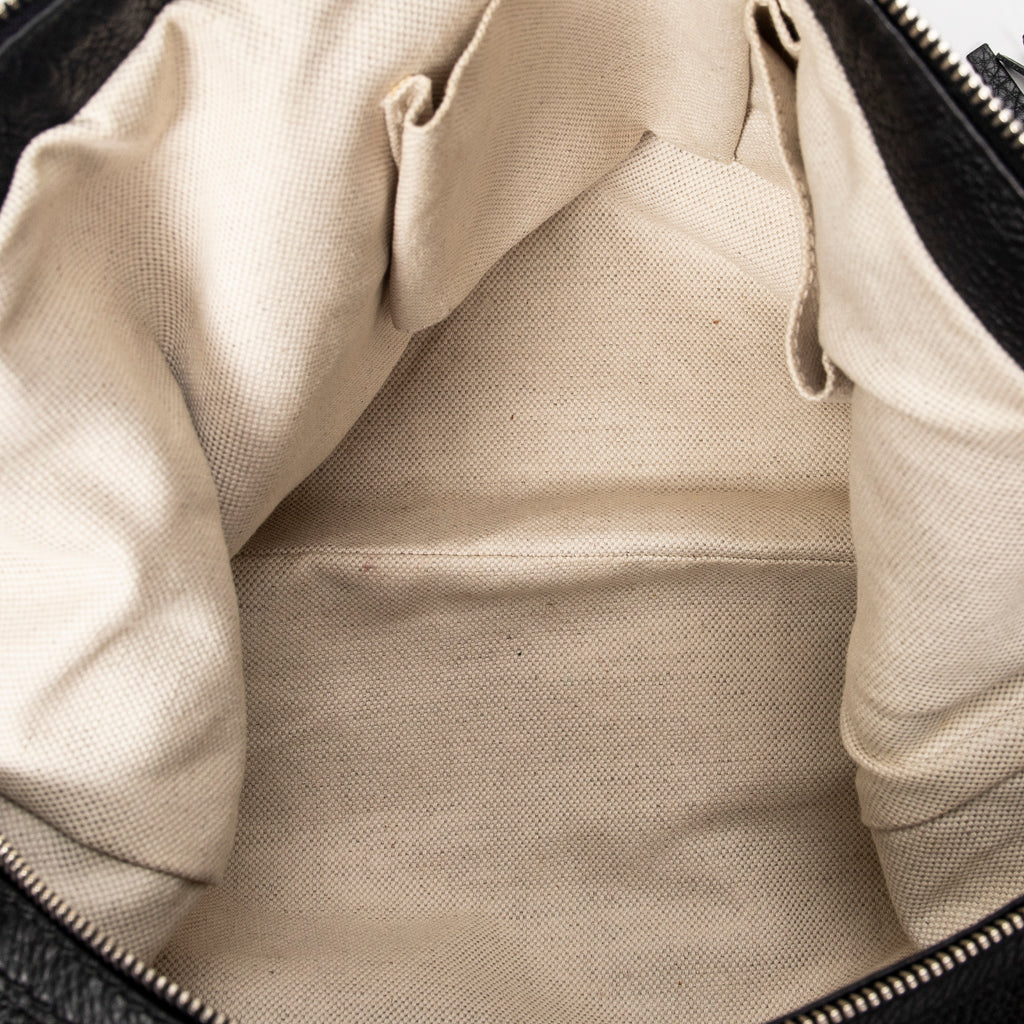 Shoulder bag Medium Techno Horsebit Hobo Black Grained Leather