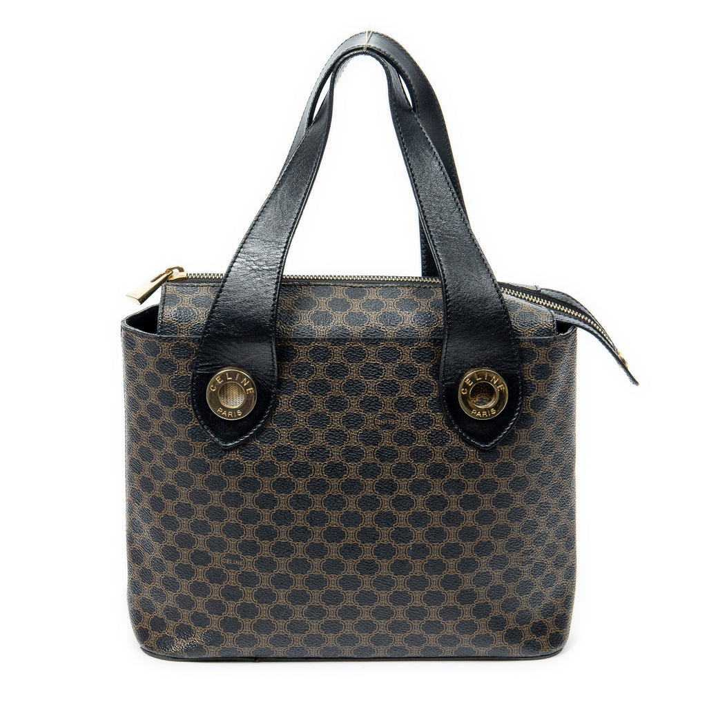 Shoulder bag Zip Tote Brown Macadam Coated Canvas