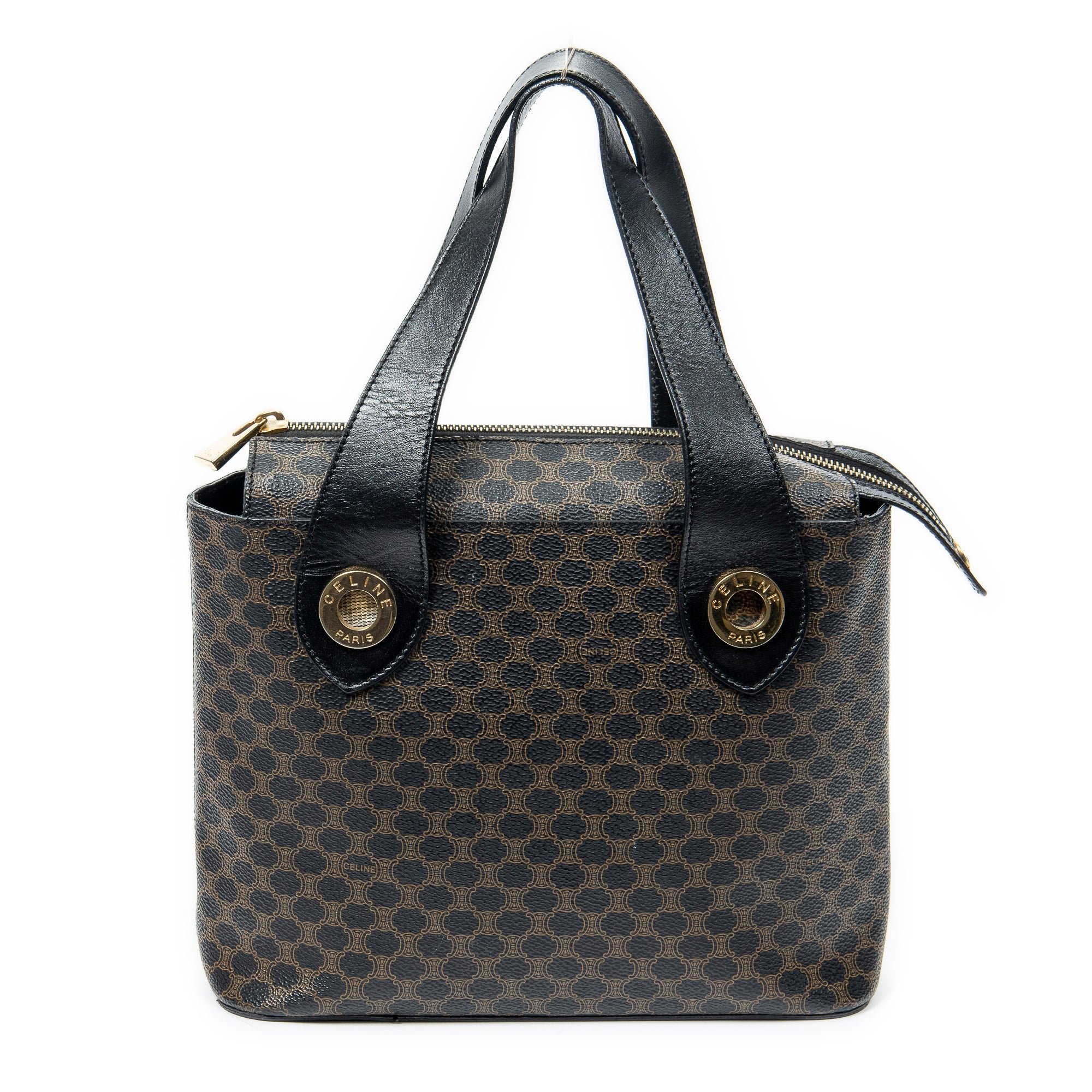 Shoulder bag Zip Tote Brown Macadam Coated Canvas