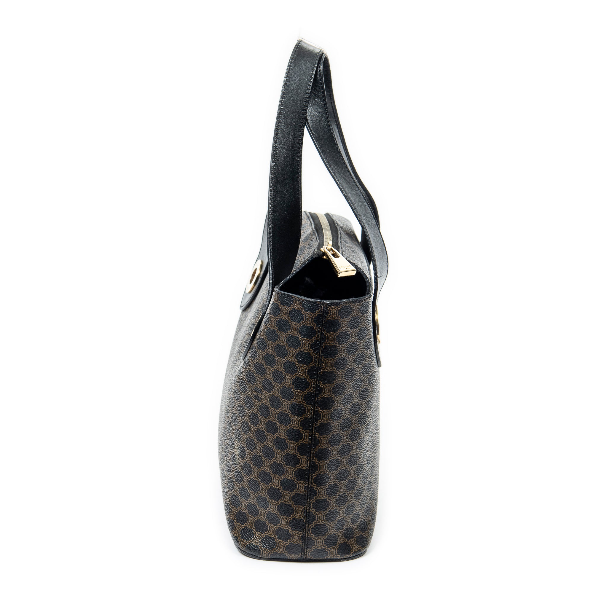 Shoulder bag Zip Tote Brown Macadam Coated Canvas