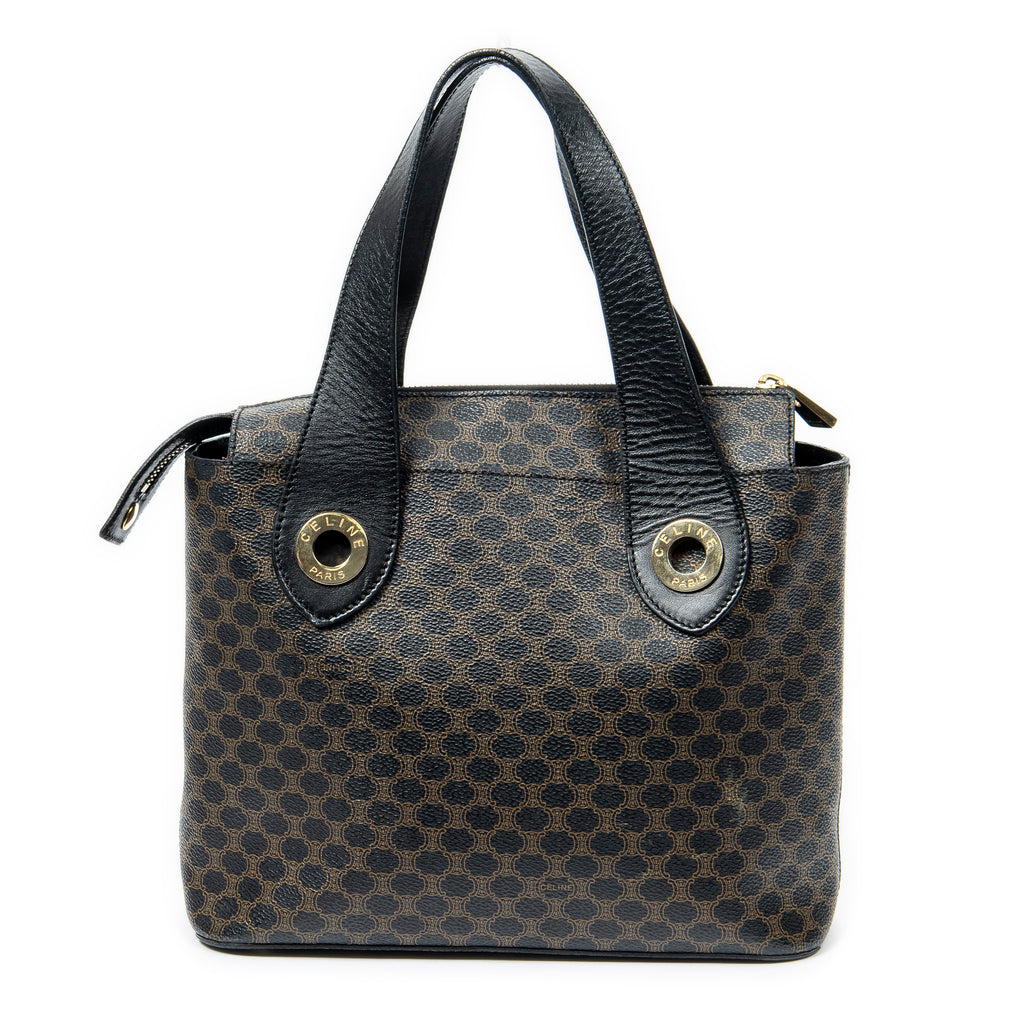 Shoulder bag Zip Tote Brown Macadam Coated Canvas