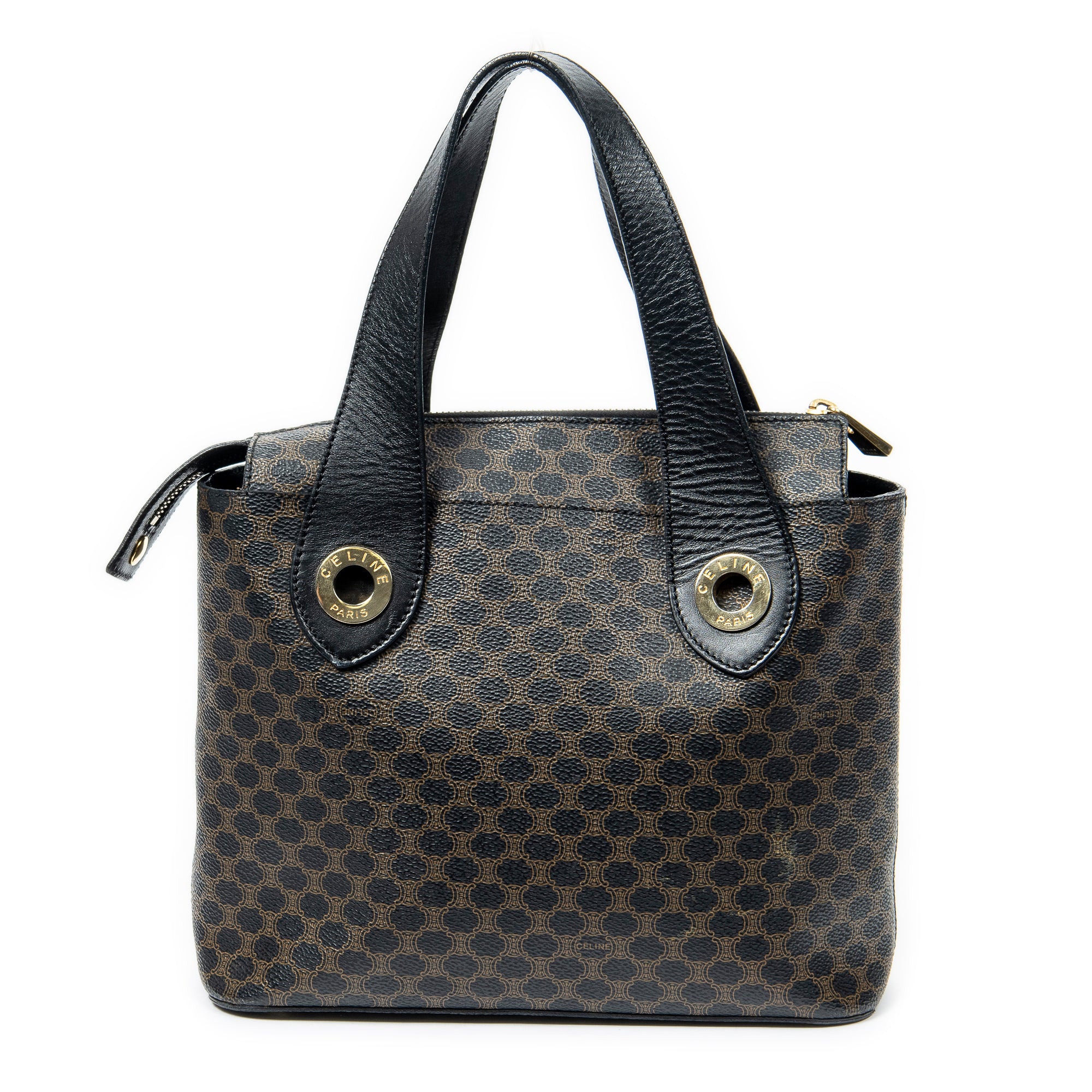 Shoulder bag Zip Tote Brown Macadam Coated Canvas