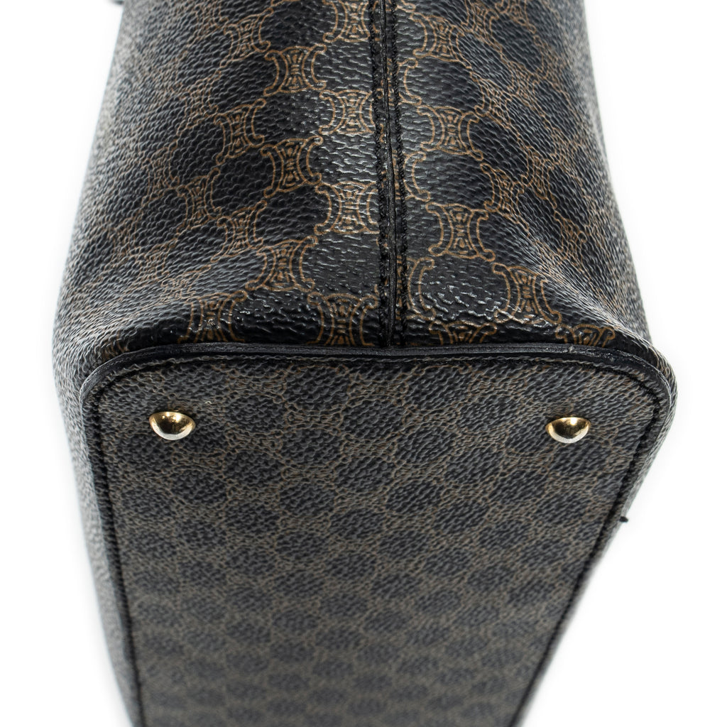 Shoulder bag Zip Tote Brown Macadam Coated Canvas