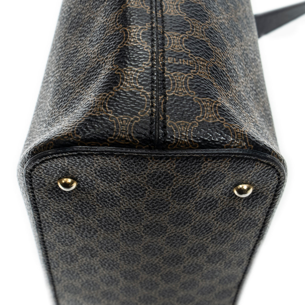 Shoulder bag Zip Tote Brown Macadam Coated Canvas