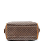 Handbag Vintage Mini Boston Brown Macadam Coated Canvas