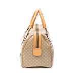 Handbag Vintage Small Boston Beige Macadam Coated Canvas