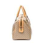 Handbag Vintage Small Boston Beige Macadam Coated Canvas