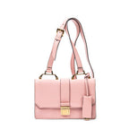 Shoulder bag Flap Crossbody Pink Goatskin Leather
