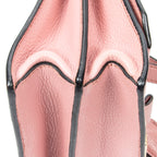 Shoulder bag Flap Crossbody Pink Goatskin Leather