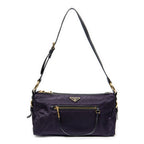 Shoulder bag Zip Shoulder Bag Purple Nylon Canvas