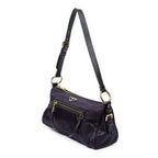 Shoulder bag Zip Shoulder Bag Purple Nylon Canvas