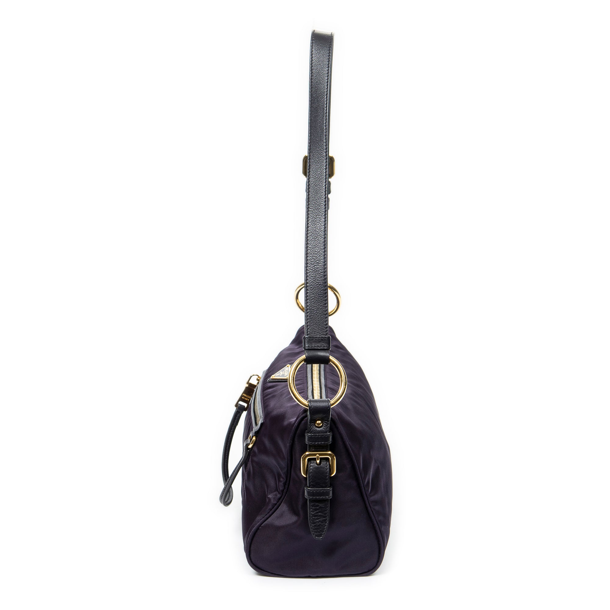 Shoulder bag Zip Shoulder Bag Purple Nylon Canvas