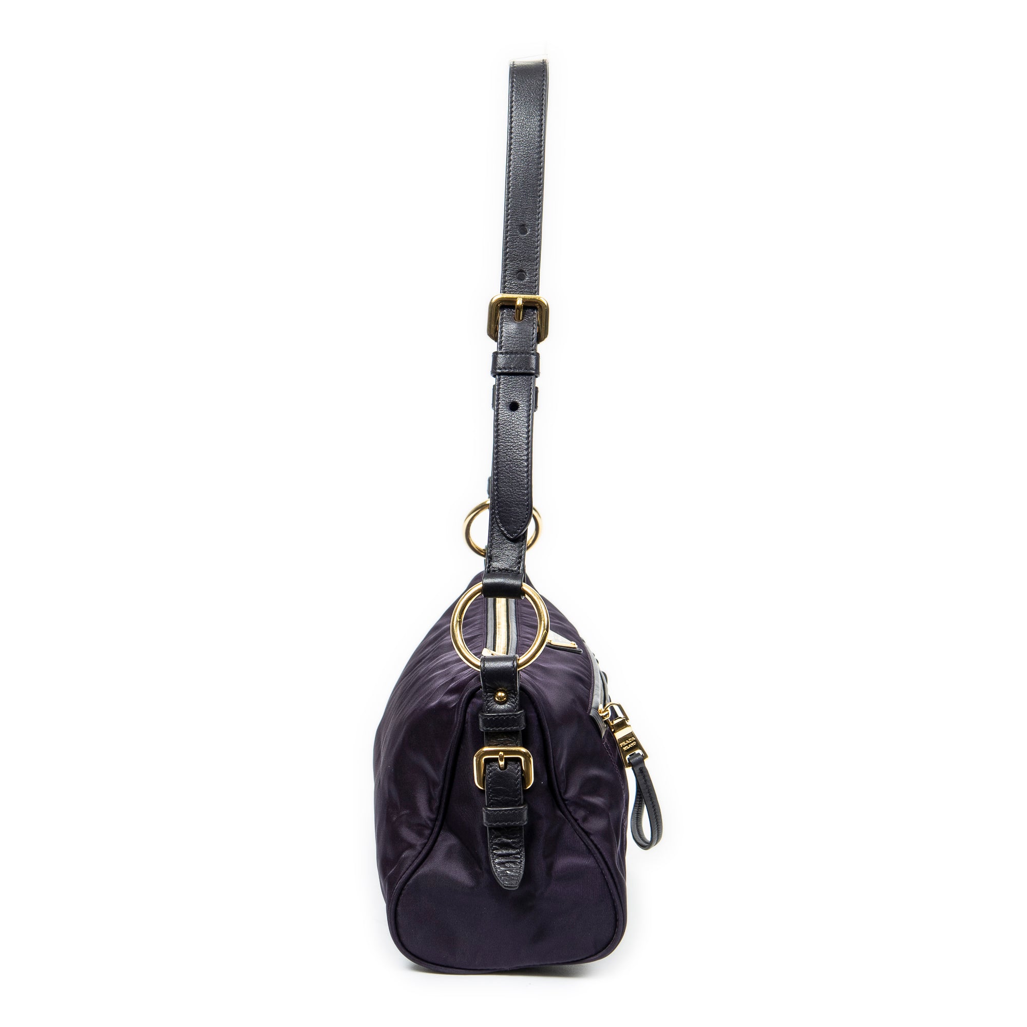 Shoulder bag Zip Shoulder Bag Purple Nylon Canvas