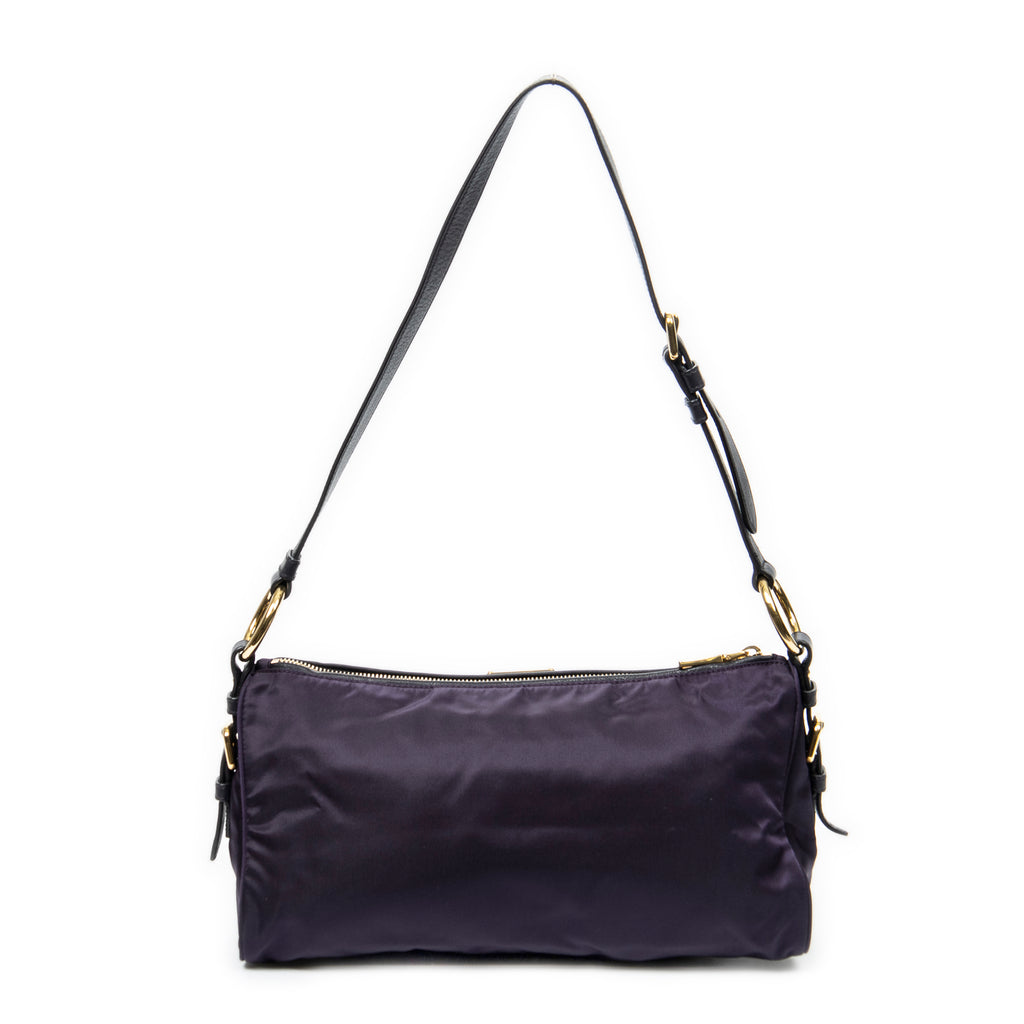 Shoulder bag Zip Shoulder Bag Purple Nylon Canvas