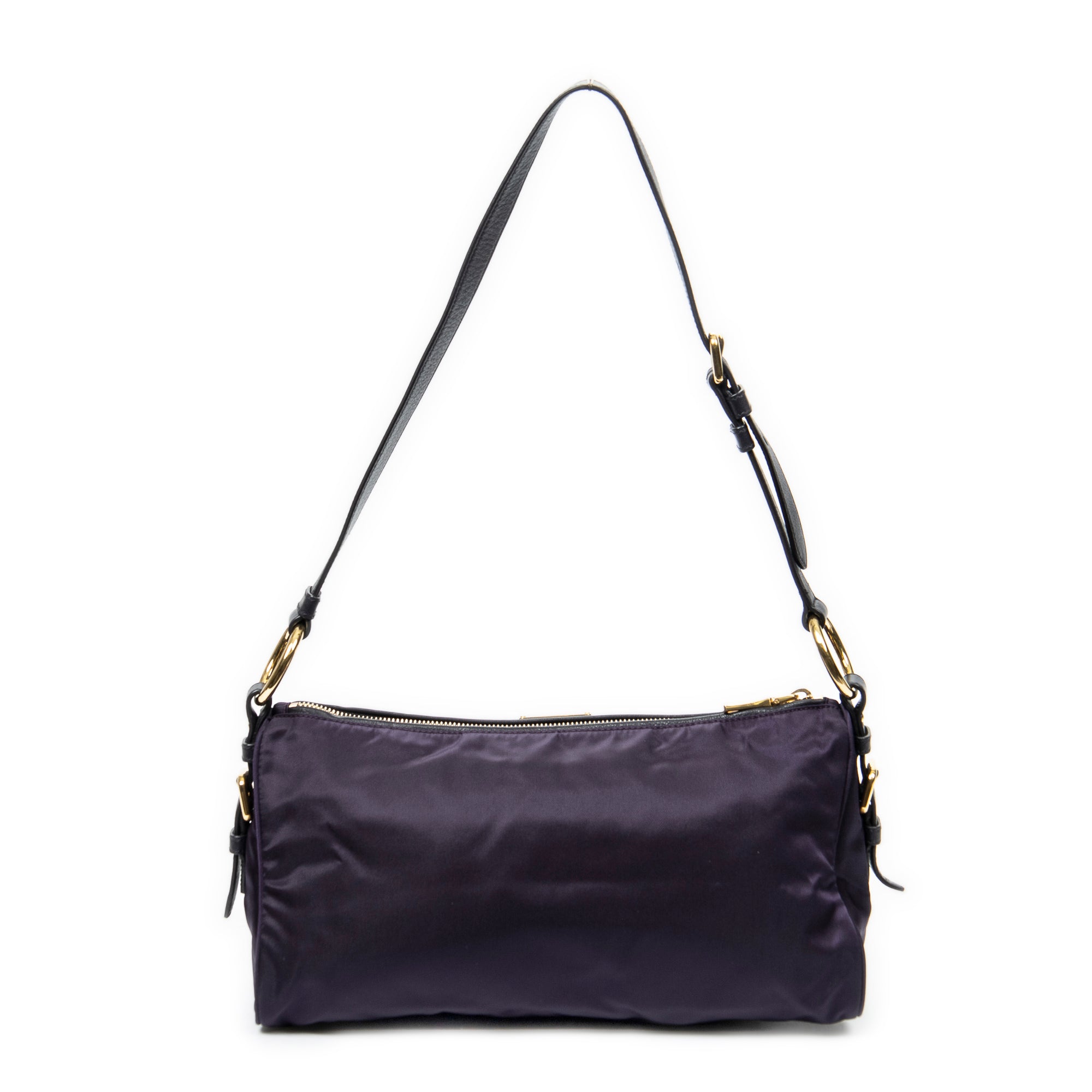 Shoulder bag Zip Shoulder Bag Purple Nylon Canvas