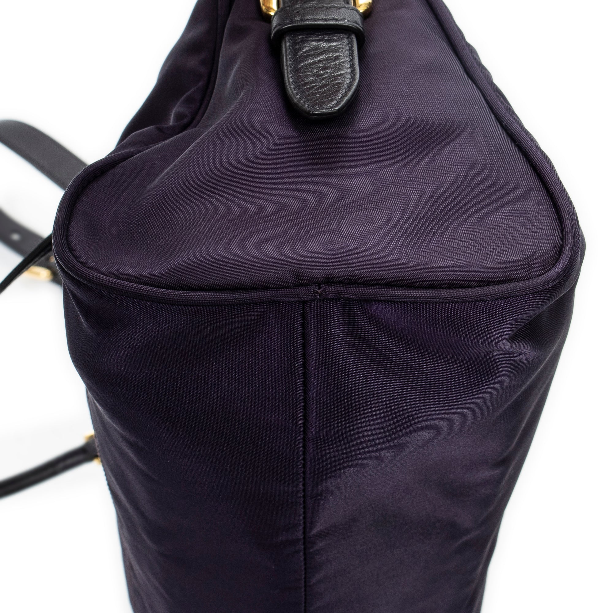 Shoulder bag Zip Shoulder Bag Purple Nylon Canvas