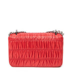 Shoulder bag Small Sound Chain Flap Red Nappa Gaufre Leather