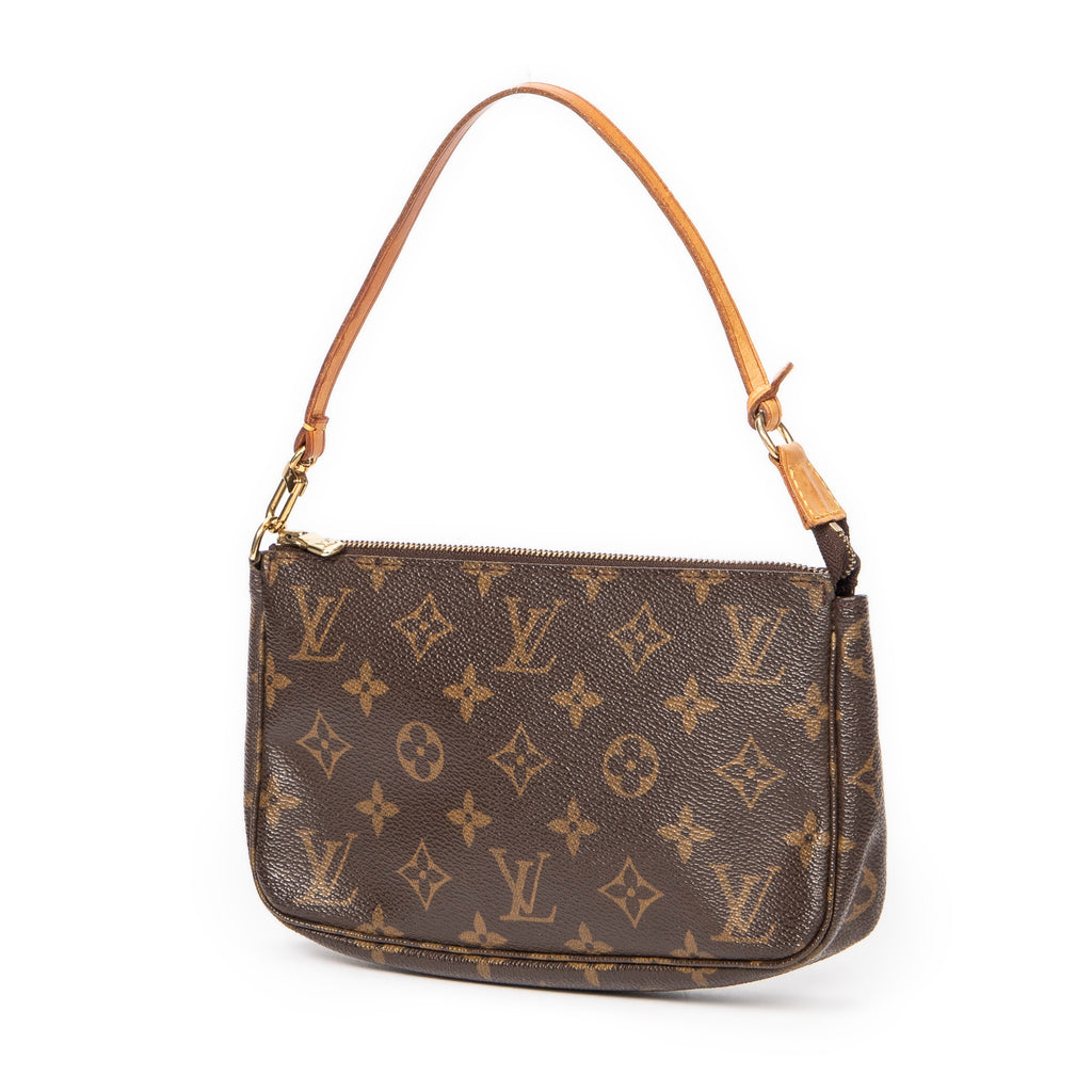 Pouch Pochette Accessoires Brown Monogram Canvas