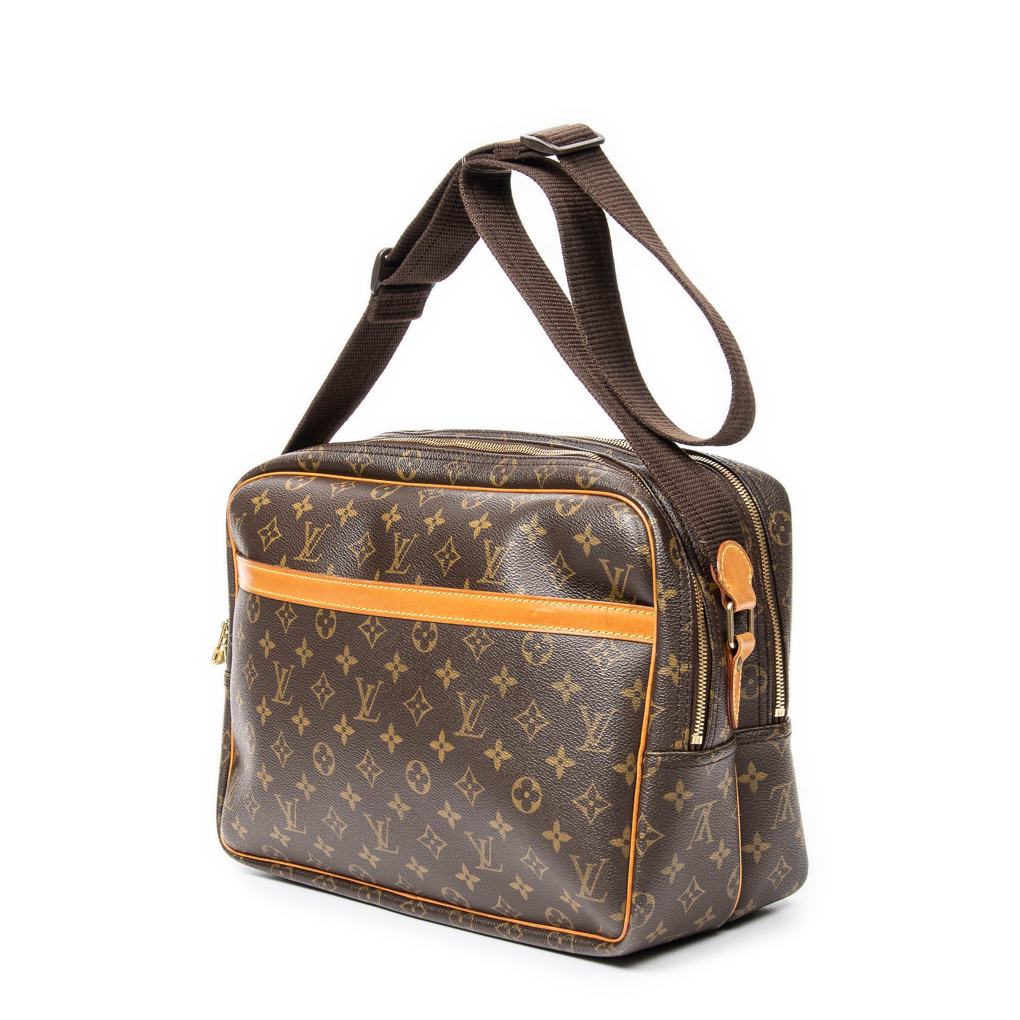 Shoulder bag Reporter GM Brown Monogram Canvas