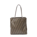 Shoulder bag Vertical Open Tote Brown Zucca Coated Canvas