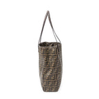 Shoulder bag Vertical Open Tote Brown Zucca Coated Canvas