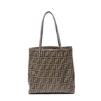 Shoulder bag Vertical Open Tote Brown Zucca Coated Canvas