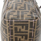 Shoulder bag Vertical Open Tote Brown Zucca Coated Canvas